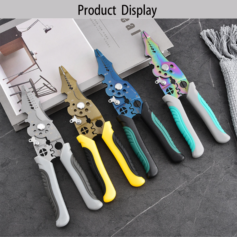 HYTRA 21-in-1 universal wire stripper, multi-functional stripping and wire separation Chromium-vanadium steel