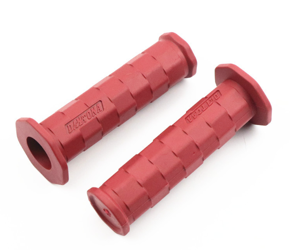 HYTRA Motorcycle retro motorcycle modification handlebar cover, handlebar rubber, faucet grip, universal square anti-slip handlebar rubber cover, high-quality rubber