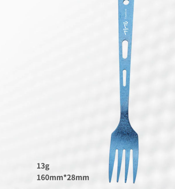 HYTRA Outdoor Titanium Knife, Fork and Spoon