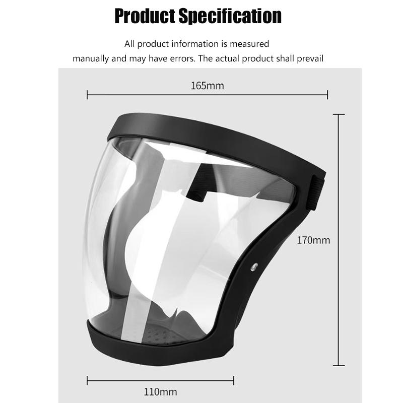 HYTRA High-definition Eye-protecting and Anti-droplet Transparent Protective Mask  PC material