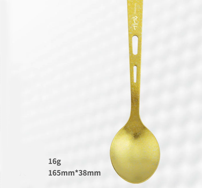HYTRA Outdoor Titanium Knife, Fork and Spoon