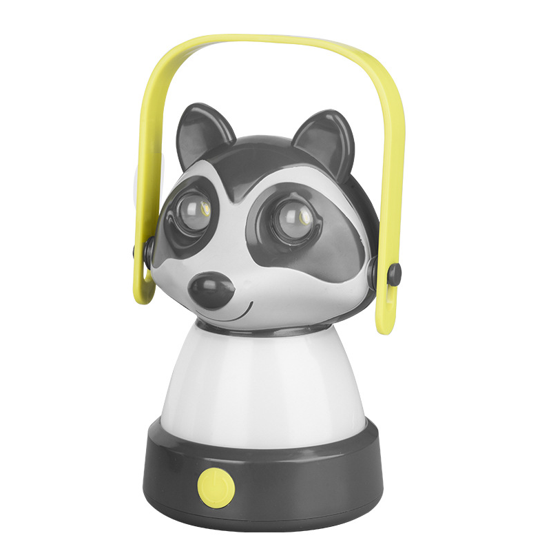 HYTRA Children's Portable Camping Lantern IPX4 Waterproof for Daily Use Bright Eyes and Body Powered by 3AAA Dry Batteries 6-10H Battery Life