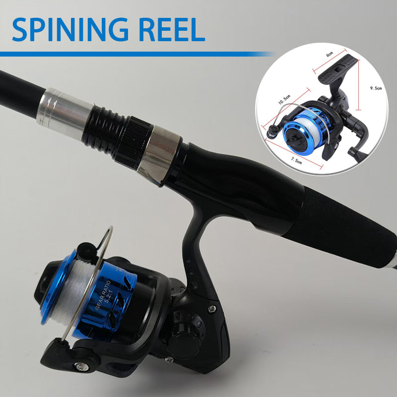 HATRA The Telescopic Lure Fishing Rod is Easy to Stretch and Convenient to Carry and Transport