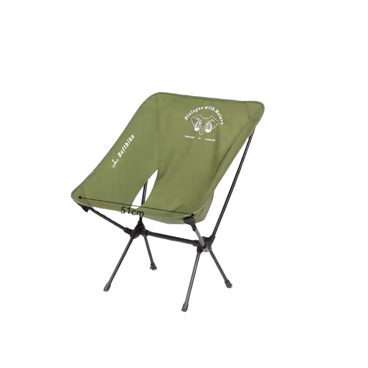 HYTRA Aluminium alloy folding camping moon chair