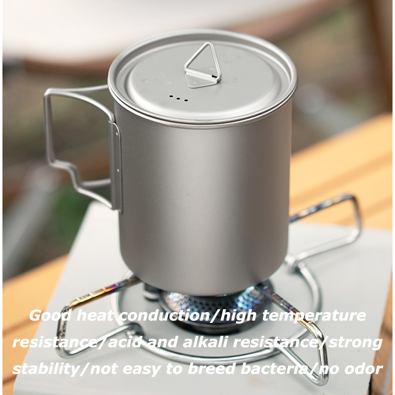 HYTRA Outdoor Pure Titanium Multi-capacity Water Cup