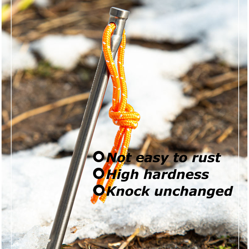 HYTRA Titanium Alloy High Hardness Tent Nail/Poles