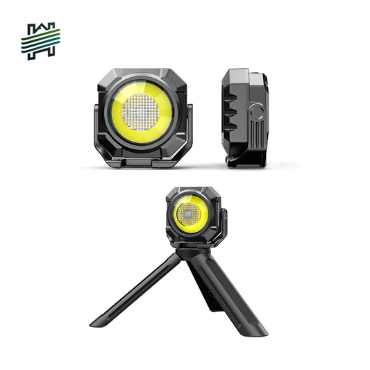 HYTRA Outdoor Portable High-intensity Tool Light Smart Battery Level Display Type-C Fast Charging 360° Rotation Life TYPE Waterproof