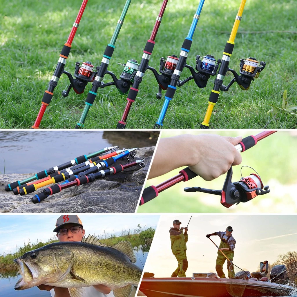 HYTRA Sea Fishing Rod Small Rod Short Section Compact and Portable Suitable for Sea Rock Fishing