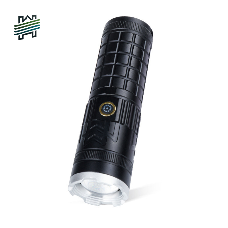 HYTRA Ultra-long-lasting Outdoor Flashlight Rechargeable Rainproof Shockproof High-Brightness Long-range Lighting Lamp