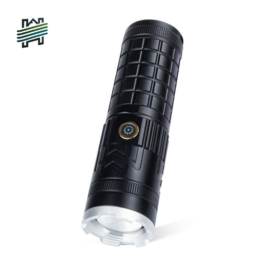 HYTRA Ultra-long-lasting Outdoor Flashlight Rechargeable Rainproof Shockproof High-Brightness Long-range Lighting Lamp