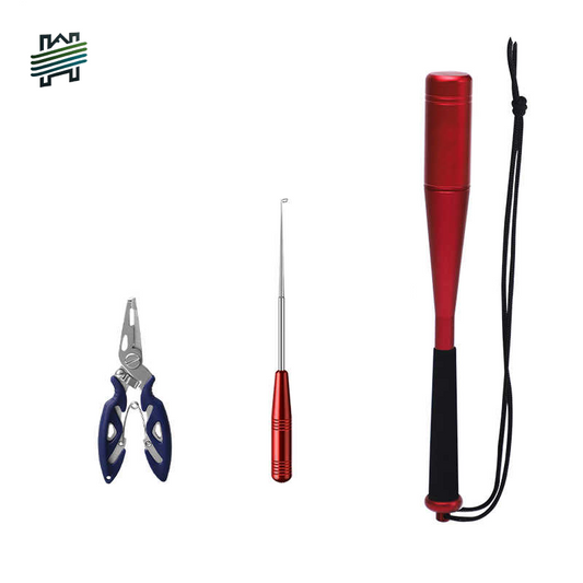 HYTRA Lure Pliers Fish Stick Hook Remover Set EVA Anti-slip Handle Hollow Design Selected Aluminium Alloy