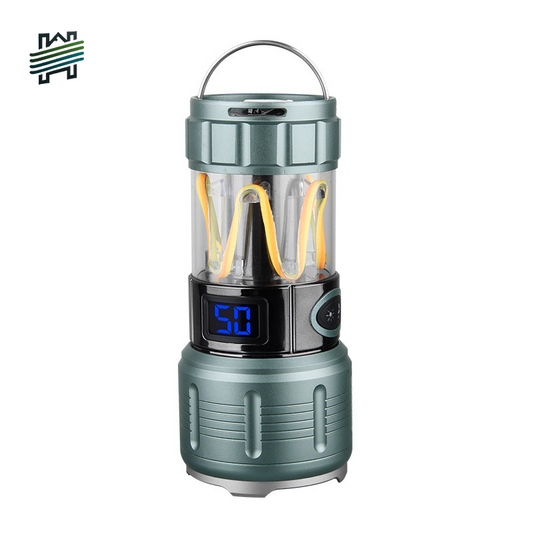 HYTRA Multi-functional Outdoor Camping Lamp Strong Light Long-range Soft Light Atmosphere Multi-functional Charging Digital Battery Level Display
