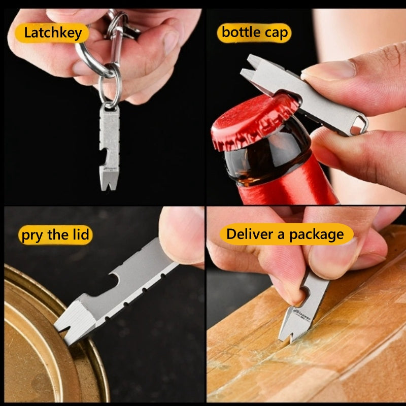 HYTRA Titanium Alloy Crowbar Corkscrew