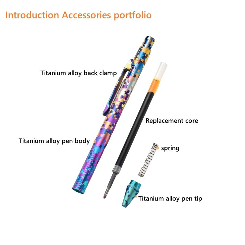HYTRA Colorful Titanium Alloy Pen