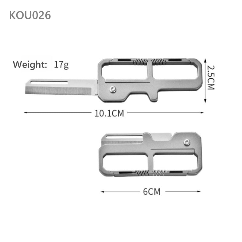 HYTRA Titanium Alloy Self-defense Metal Key Chain