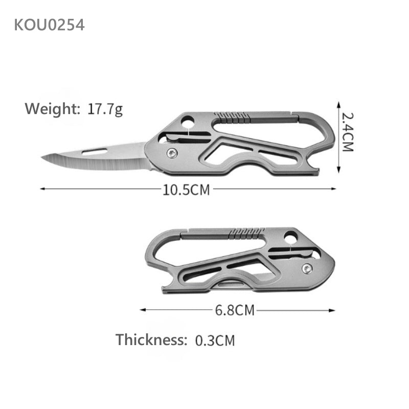 HYTRA Titanium Alloy Self-defense Metal Key Chain