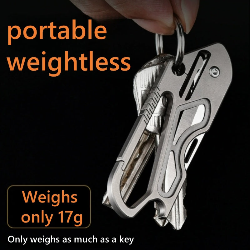 HYTRA Titanium Alloy Self-defense Metal Key Chain