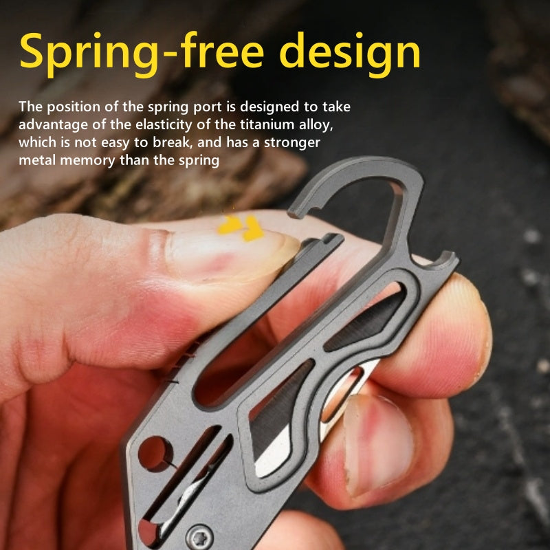 HYTRA Titanium Alloy Self-defense Metal Key Chain