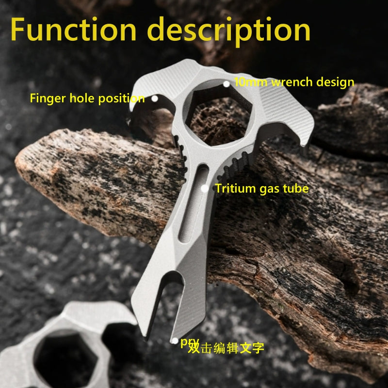 HYTRA Titanium Alloy Portable Crowbar