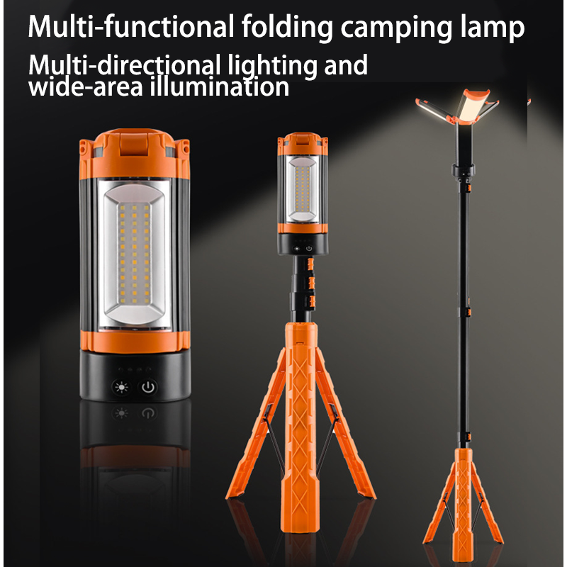 HYTRA Portable Outdoor Camping Tent Lamp Super Large Capacity Multi-directional Lighting and Freely Adjustable Angles