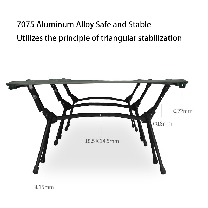 HYTRA Outdoor aluminum alloy folding marching bed C001-1