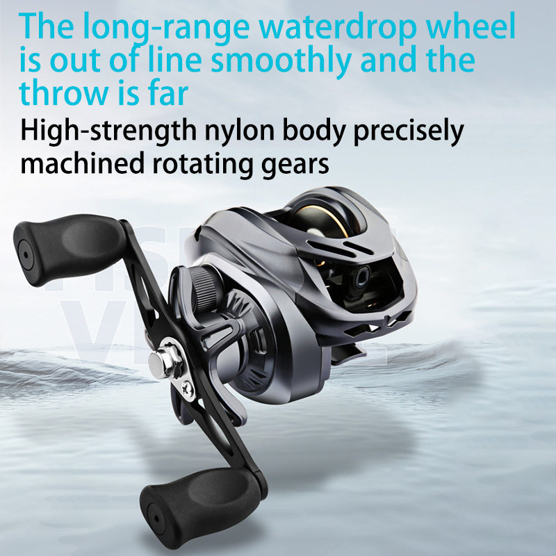 HYTRA All-metal long-range drop wheel Ultra-long-range Drop Wheel Magnetic Brake Beveled Metal Wire Cup 10. Magnetic Beans