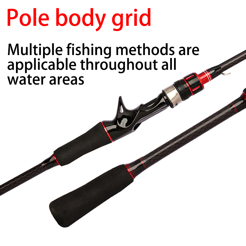 HYTRA Carbon M Tuning Sub-rod EVA Handle Ceramic Guide Ring Spiral Wheel Seat Thickened Rod Tip