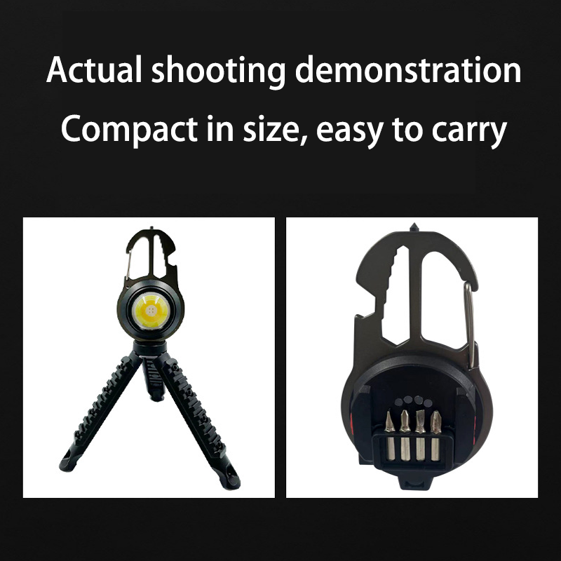 HYTRA Multifunctional Portable USB Mini Keychain Lamp Compact in Size Easy to Carry  Multi-functional Wrench
