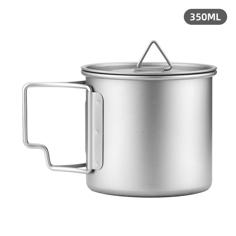 HYTRA Outdoor Pure Titanium Multi-capacity Water Cup