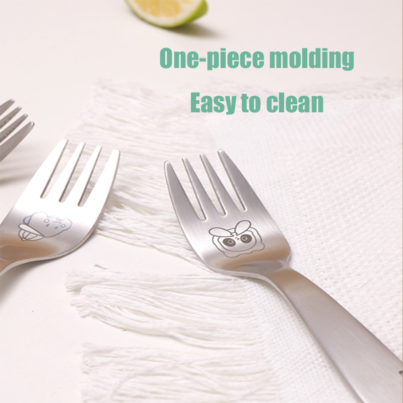HYTRA Forks Children's Tableware Forks School and Hotel-Specific Forks Stainless Steel