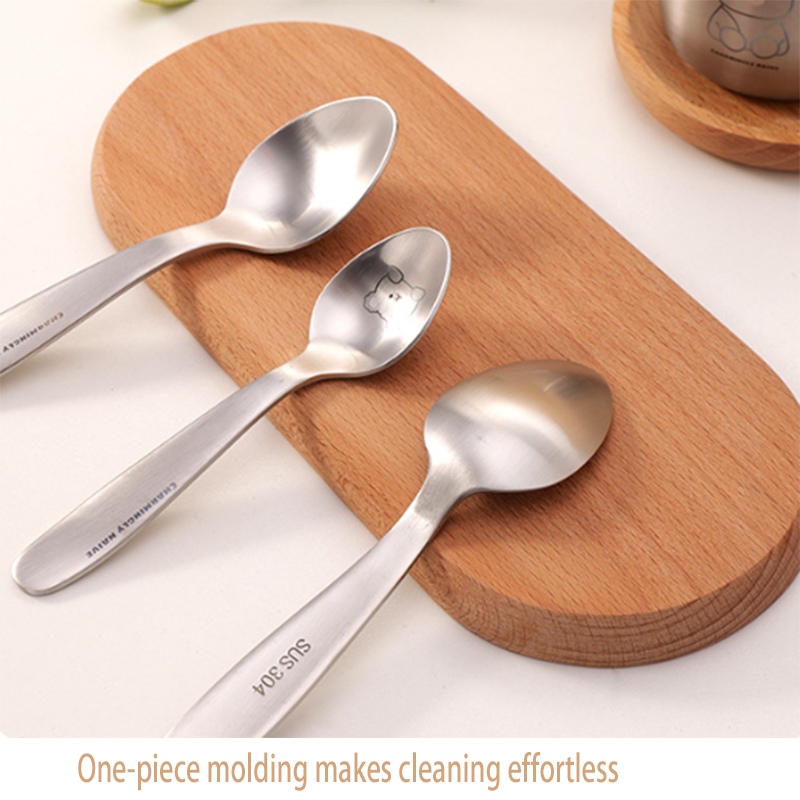 HYTRA Spoons Children's Tableware Spoons  School and Hotel-specific Spoons Stainless Steel