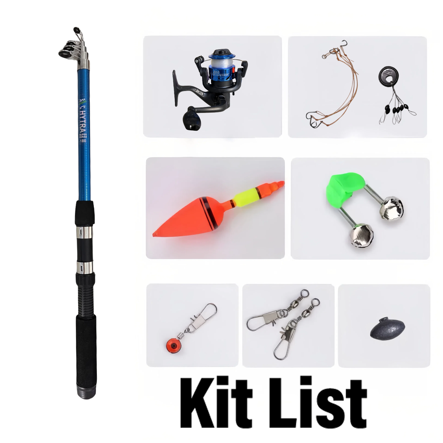 HYTRA Sea Fishing Rod Small Rod Short Section Compact and Portable Suitable for Sea Rock Fishing