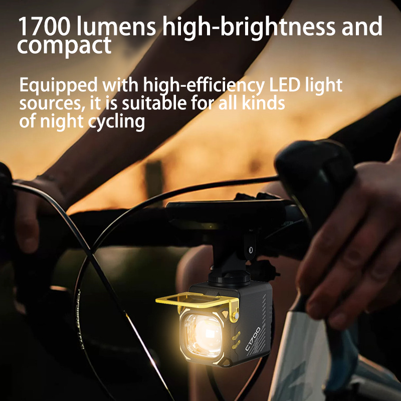 HYTRA High-lumen Remote Control With Digital Display Bicycle Lights High-brightness Compact Large Floodlight Wireless Remote Control and Digital Display of Battery Level