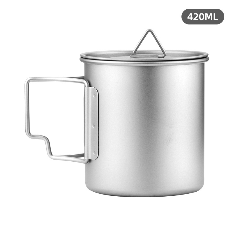 HYTRA Outdoor Pure Titanium Multi-capacity Water Cup