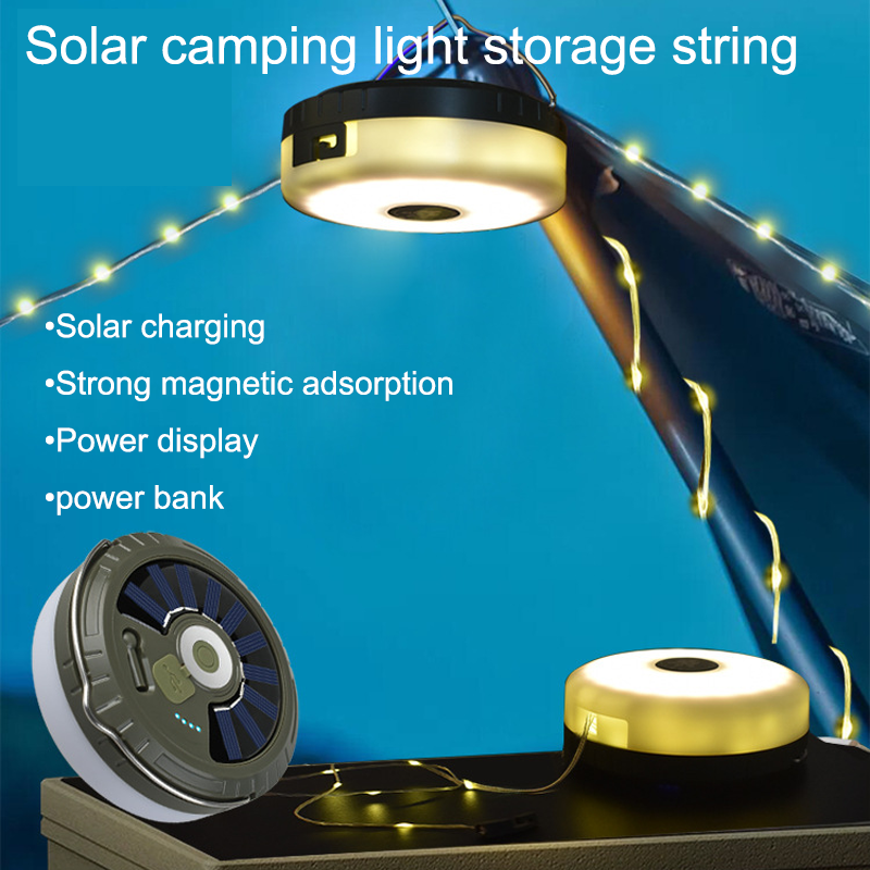 HYTERA Solar Camping Light Waterproof for Daily Use Ultra Long Battery Life Multi Level Adjustment Main Ambient Light with Multiple Functions