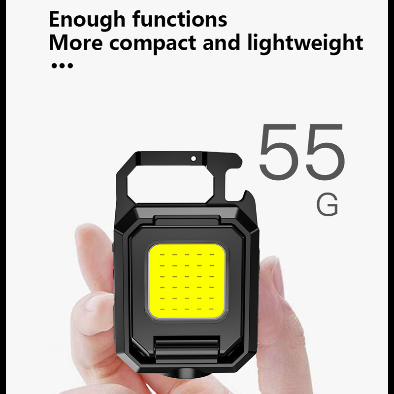 HYTRA Multifunctional Portable Light Compact Lightweight Fully Functional TYPE-C Charging Strong Magnetic Wife Dual Light Source