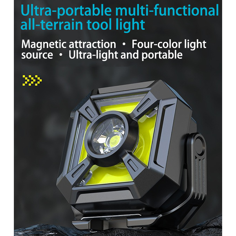 HYTRA Outdoor Portable High-intensity Tool Light Smart Battery Level Display Type-C Fast Charging 360° Rotation Life TYPE Waterproof