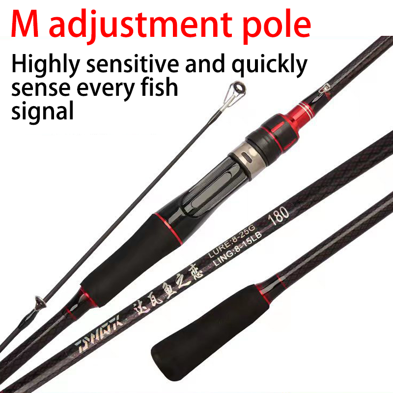 HYTRA Carbon M Tuning Sub-rod EVA Handle Ceramic Guide Ring Spiral Wheel Seat Thickened Rod Tip