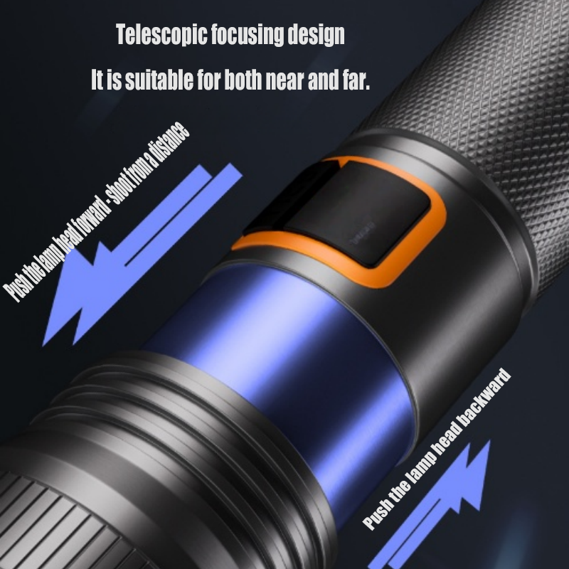 HYTRA Aluminum Alloy Flashlight LED Aluminum Alloy Waterproof  Camping