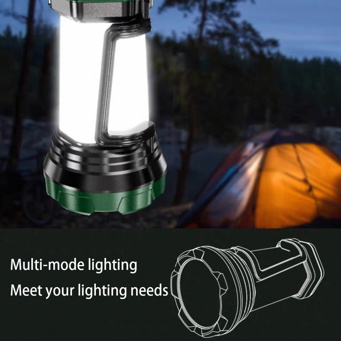HYTRA Outdoor strong light flashlight
