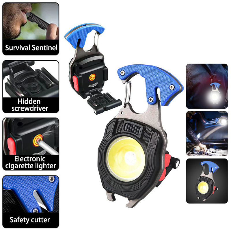 HYTRA Multi-functional Portable Light Mini and Small Three Kinds of Light Sources Battery Level Display Strong Magnetic Adsorption