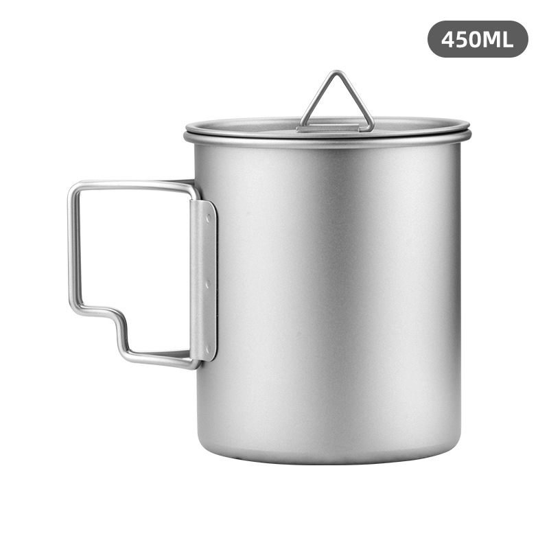 HYTRA Outdoor Pure Titanium Multi-capacity Water Cup