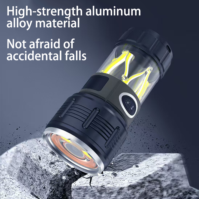 HYTRA Multi-functional Outdoor Camping Lamp Strong Light Long-range Soft Light Atmosphere Multi-functional Charging Digital Battery Level Display