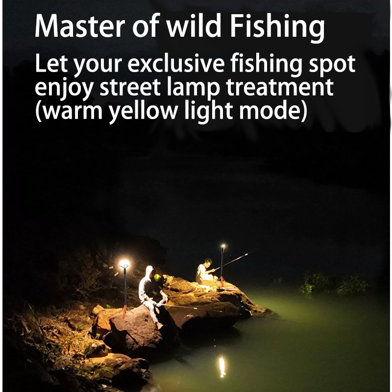 HYTRA Portable Outdoor Camping Tent Lamp Super Large Capacity Multi-directional Lighting and Freely Adjustable Angles