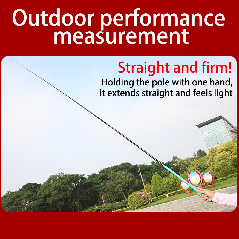 HYTRA Short-section Small Fishing Rod One-piece Handle Uniform Rod Wall Baking Varnish Coating Fiberglass Rod Joint