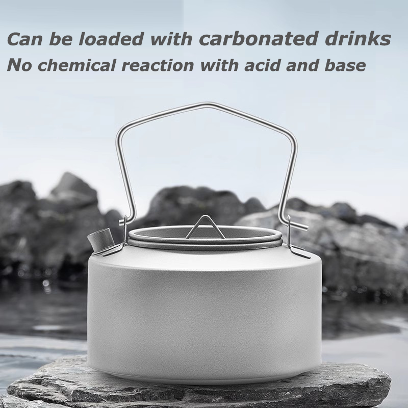 HYTRA Pure Titanium Outdoor Large Capacity Kettle