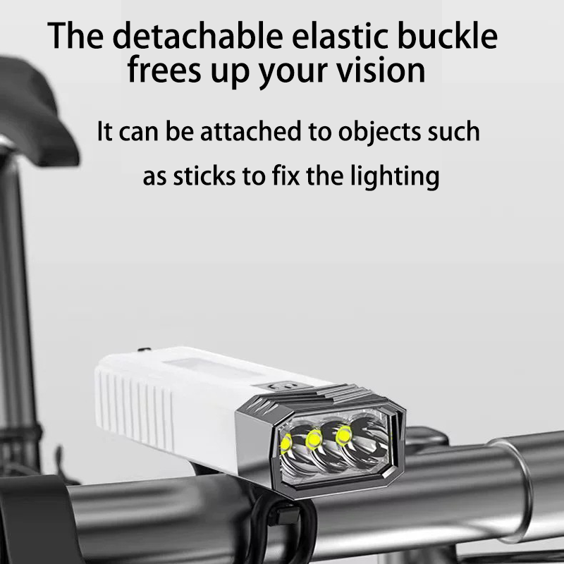 HYTRA Outdoor Led Multi-functional Bicycle Waterproofing for Daily Life Four Levels of Brightness Adjustment Detachable Elastic Ring Buckle