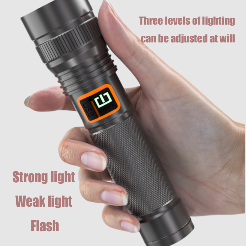 HYTRA Aluminum Alloy Flashlight LED Aluminum Alloy Waterproof  Camping