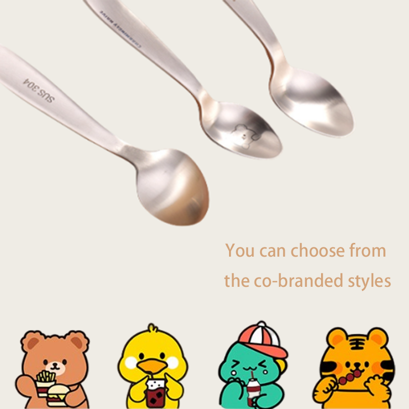 HYTRA Spoons Children's Tableware Spoons  School and Hotel-specific Spoons Stainless Steel