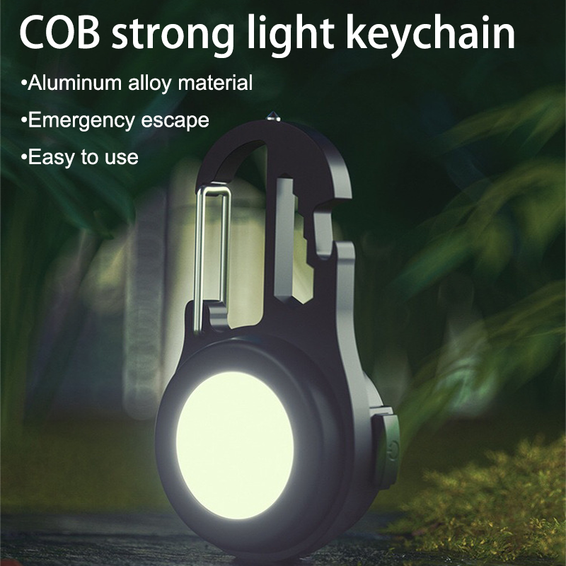 HYTRA Multifunctional Portable USB Mini Keychain Lamp Compact in Size Easy to Carry  Multi-functional Wrench